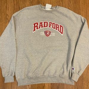 Champion radford college crewneck